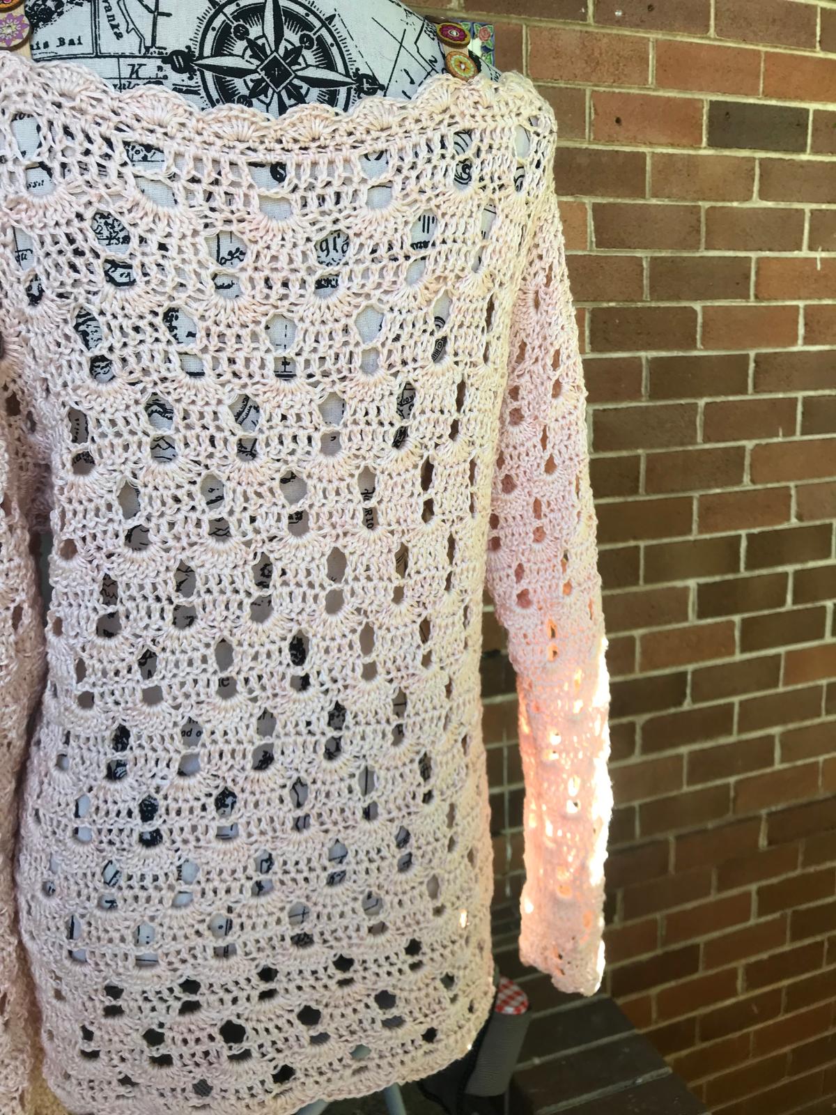 Knitted cotton sweater