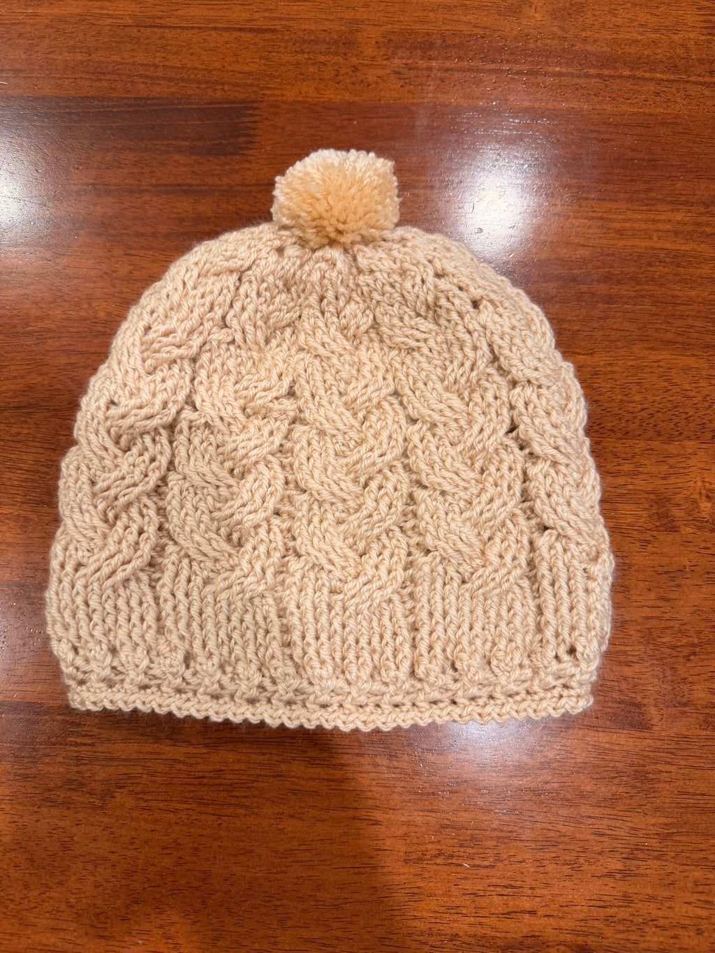 100%. handmade wool hat