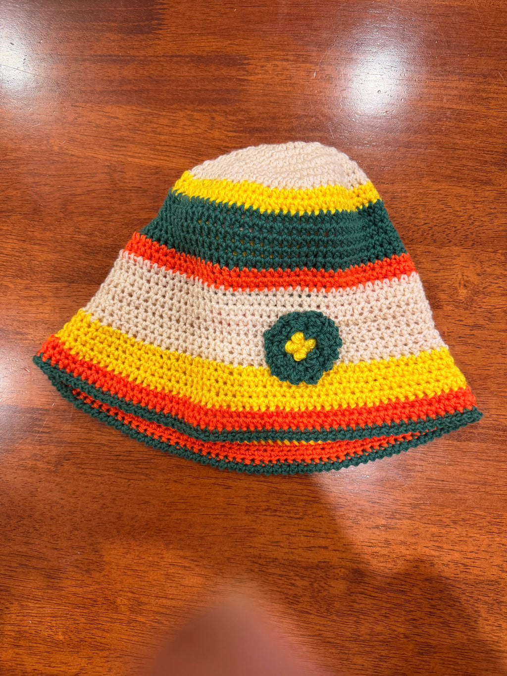 100% handmade wool hat