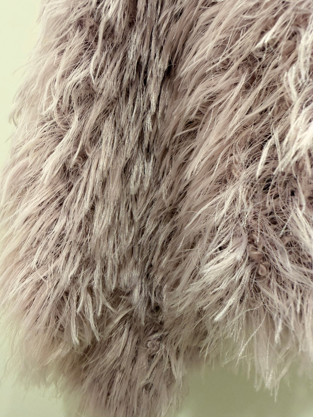 Handmade Fur Wool Poncho