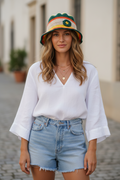 100% handmade wool hat