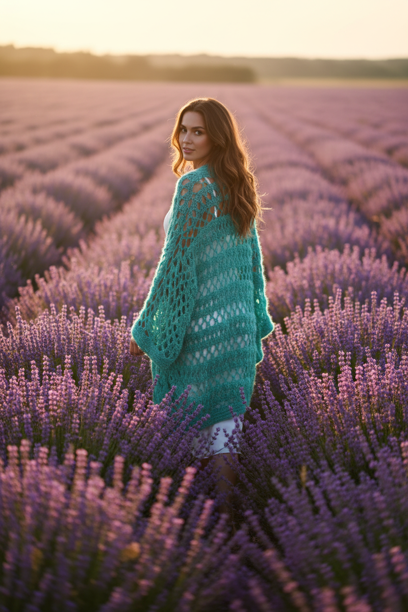 Cardigan 80 % wool 20% lurex