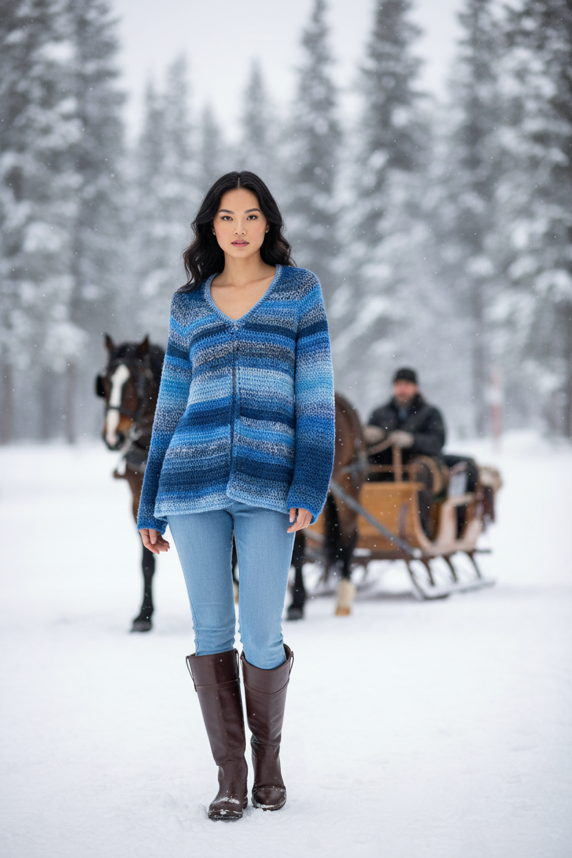 Handmade Pullover 100% wool