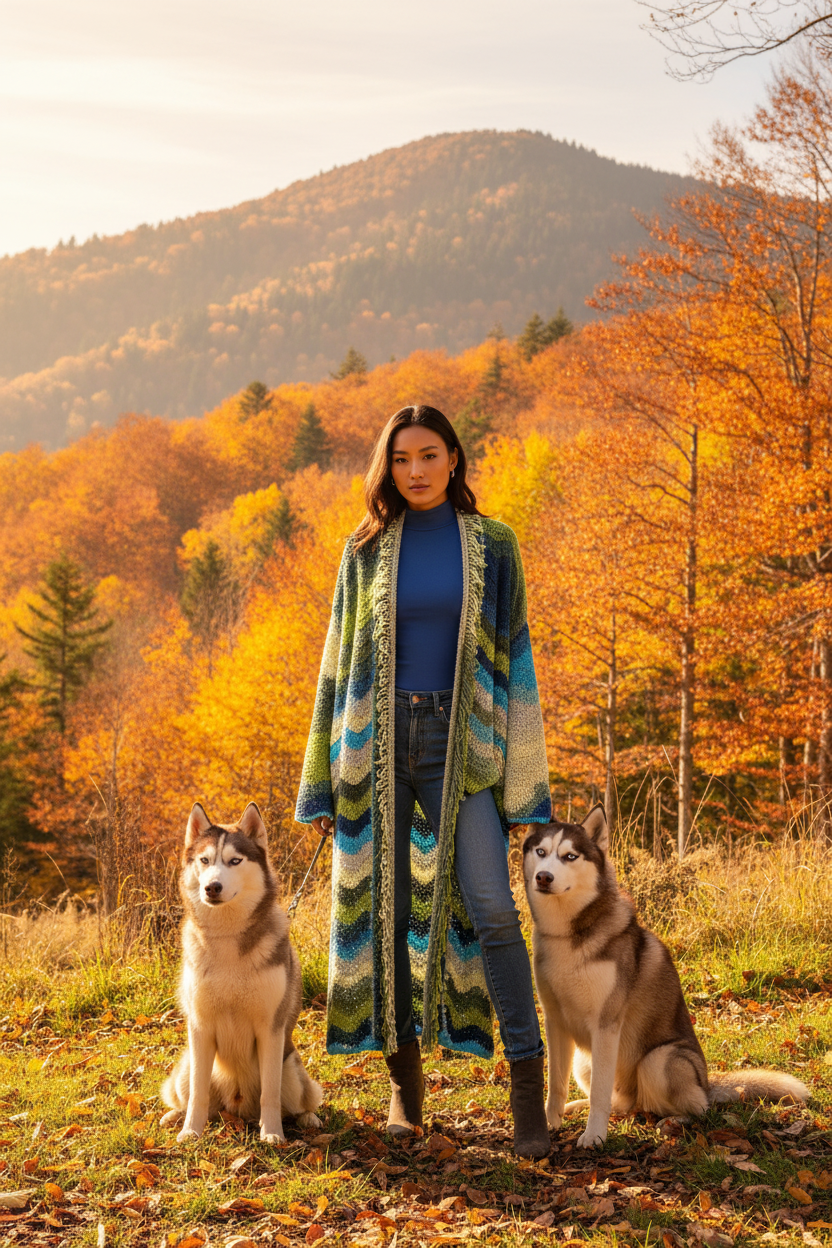 Handmade wool coat